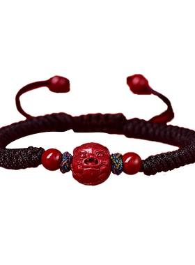 朱砂十二生肖红绳手链手绳手串