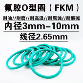 5.3 7.5 密封圈 9.5 2.65 氟胶o型圈 8.5 7.1 8.75