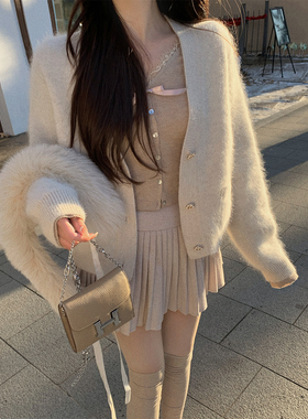 萌萌Ja 艾尔伦暗岛 韩系百搭a字半身裙高腰百褶裙显瘦短裙女