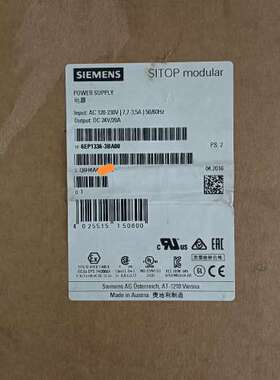 （议价)6EP 1336-3BA00 电源16