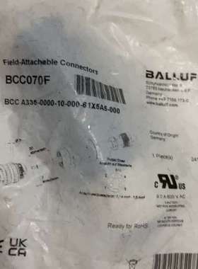 巴鲁夫BCC070F接插器BCC+A335-00议价