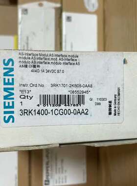 （议价)AS接口模块 3RK1400-1CG00-0AA2 全