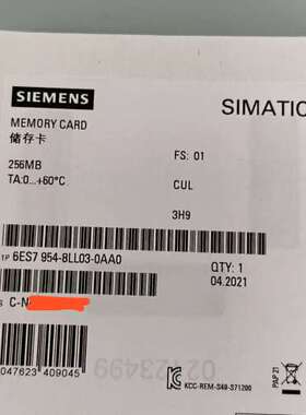 （议价)6ES7954-8LL03-0AA0有两个，