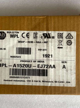 罗克韦尔AB伺服电机，MPL-A1520U-EJ72AA议价