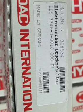 （议价)EDS 3346-3-0016-000-E 贺德克传感器