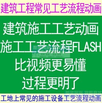 建筑施工工艺流程动画比视频更直观更易懂总计97个常见设备工艺