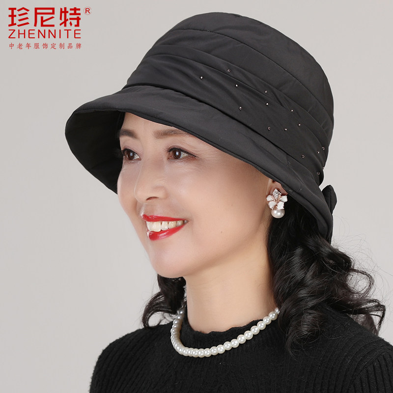 女士秋冬保暖盆帽冬季加厚帽子