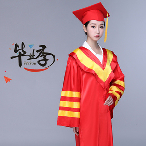 校长服 院长服大学毕业礼服 文科垂布 学士学位服