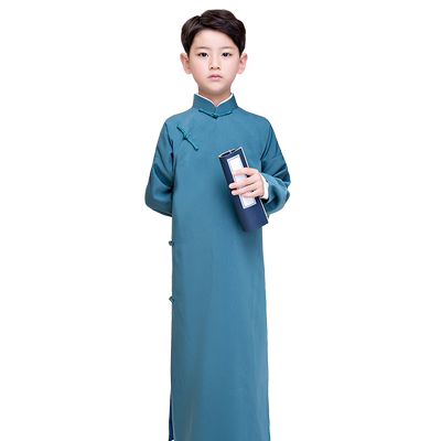 儿童古装相声服大褂马装