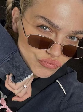 防晒多边形个性凹造型男女太阳镜