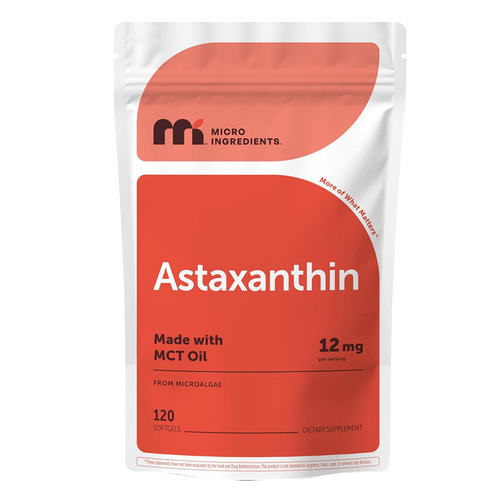现货美国MicroIngredients Astaxanthin天然虾青素胶囊12mg120粒