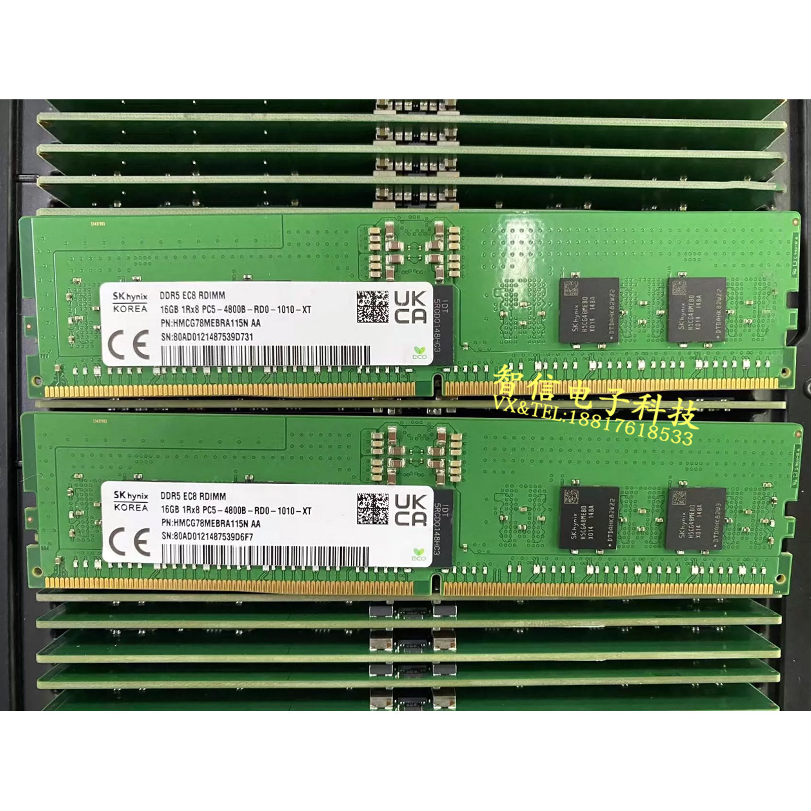 超微H13SSL-N H13SSL-NT AMD EPYC 16GB DDR5 4800 REG专用内存条 - 实物图