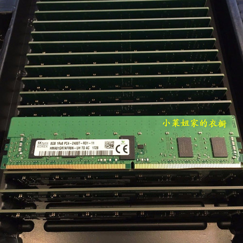 SK海力士8G 1RX8 PC4-2666V ECC REG HMA81GR7AFR8N-VK服务器内存