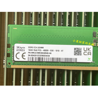 SK海力士16G4800DDR5纯ECC内存