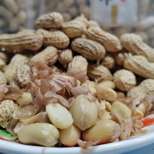 2025年新花生广东河源忠信水煮咸脆花生咸香酥脆原味盐味下酒菜
