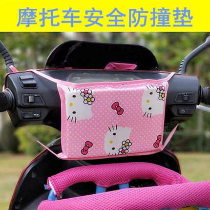 电动自行车踏板摩托前置儿童前置座椅防撞头卡通枕头防撞包防撞垫