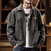 美式 2026新款 复古潮牌纯棉休闲男夹克痞帅 外套男春秋款 底特律工装