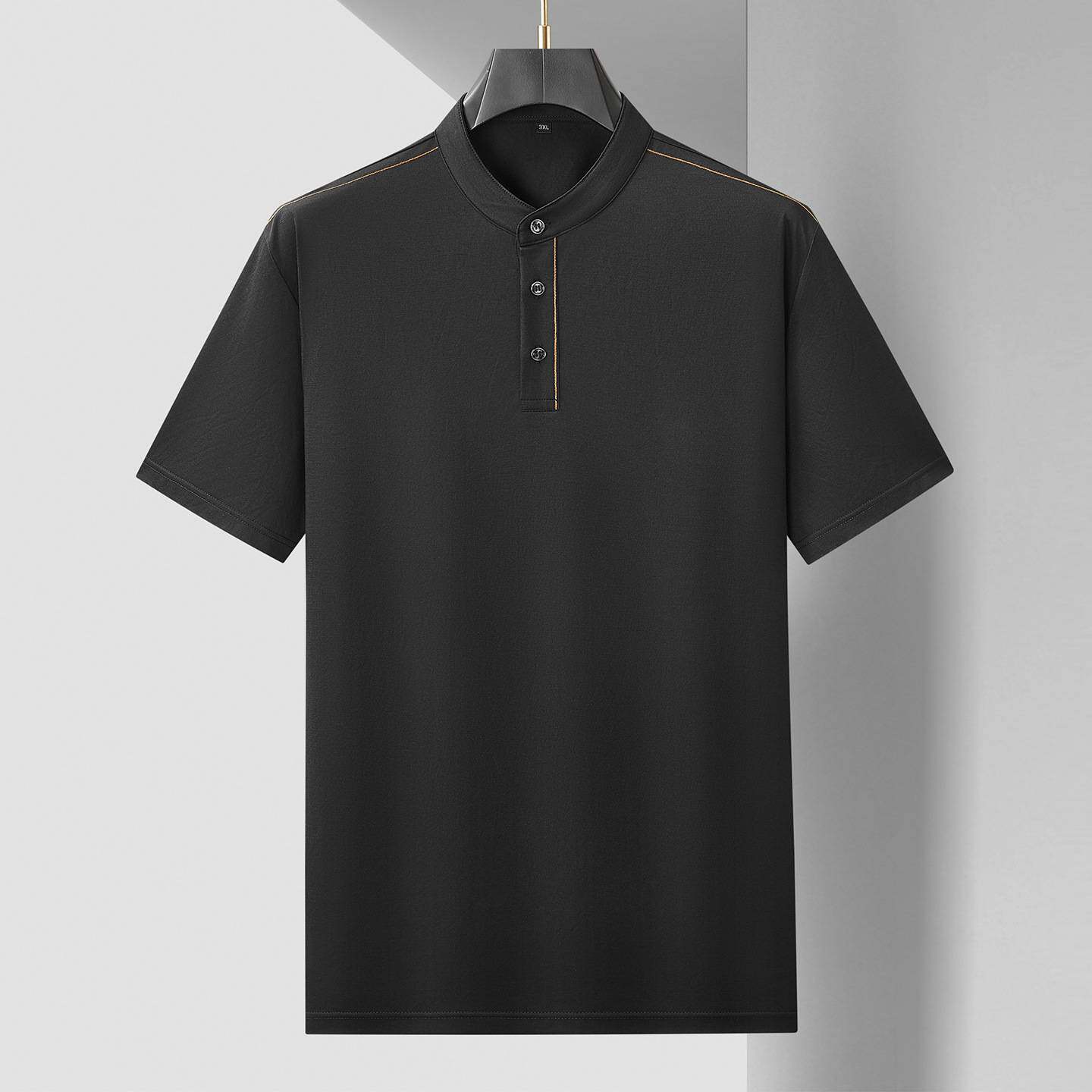 官方品牌2026年夏季新款男士加肥加大码时尚休闲圆领短袖T恤男胖