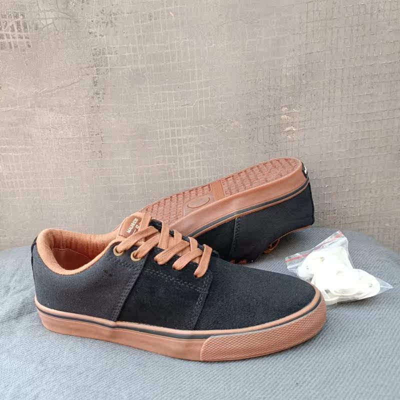 滑板鞋fallen缝线不脱胶翻毛皮3E