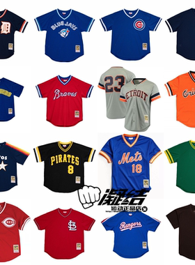 Mitchell&Ness MLB美职棒大联盟 古登纽约大都会MN刺绣球迷版球衣