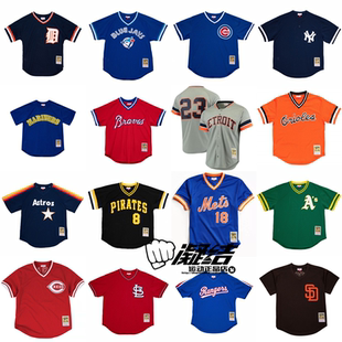 Mitchell&Ness MLB美职棒大联盟 古登纽约大都会MN刺绣球迷版球衣