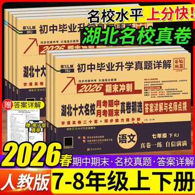 湖北十大名校期末冲刺升学真题选
