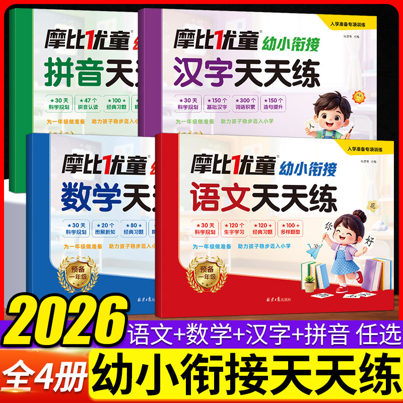幼小衔接天天练教材全套一日一练