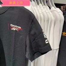 印花运动休闲圆领短袖 宽松T恤情侣 REEBOKLOVE锐步夏情人节男女款