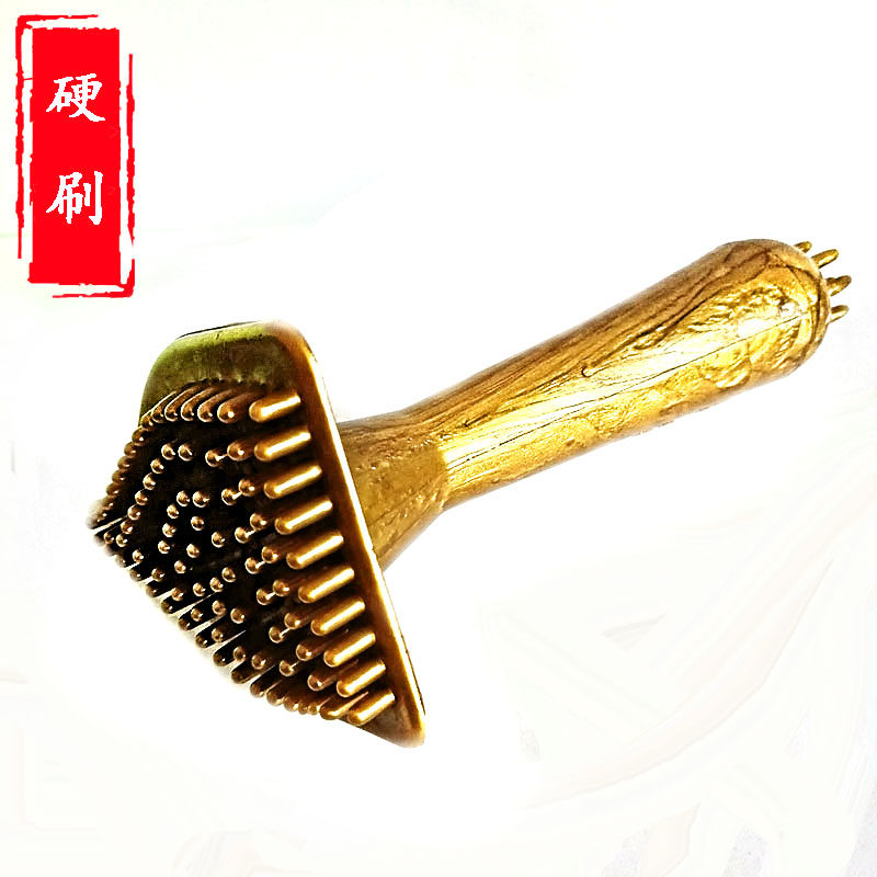 硬活筋络刷按摩淋巴腿部背疏通瘦刷肚子脂肪美体刷减头美容院三角