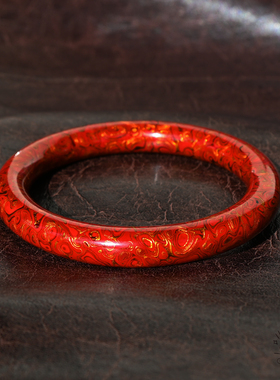 【潋滟镯】大漆手镯旗袍搭配复古国风饰品中式大漆手镯手环礼物