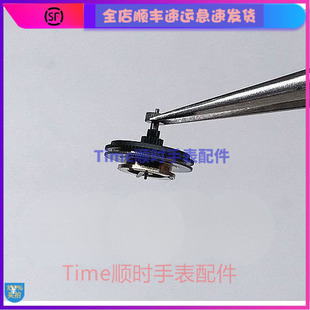 c01211计时黑轮三 九点位秒轮瑞士原装ETA机芯配件机械手表零部件