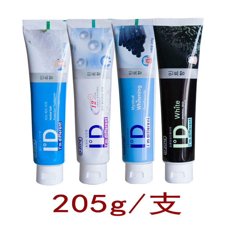 韩国进口ozone欧志姆牙膏205g