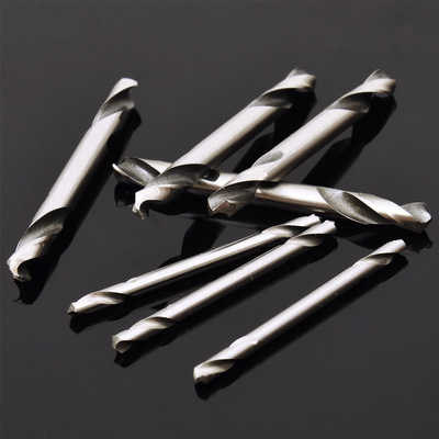 得威斯双头麻花钻双头双刃麻花钻双头钻高速钢不锈钢钻头3.2-5.2