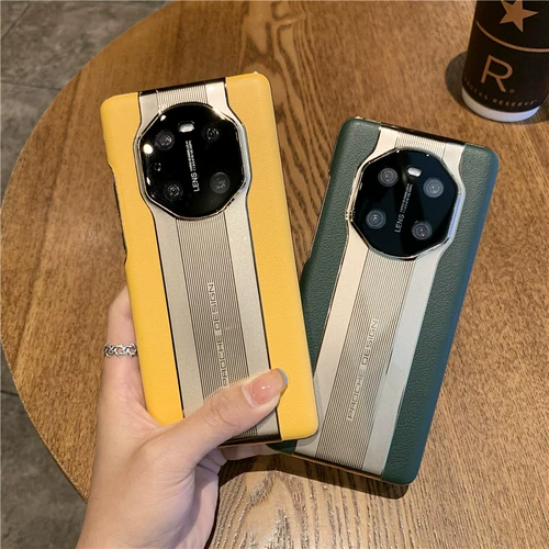 Huawei, совместимый чехол для телефона, высококлассный защитный чехол, 40, из натуральной кожи