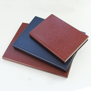 得力商务办公笔记16K大号A4本PU皮面记事本工作会议本子3185/3306