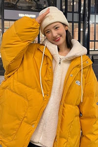 EY105 冬季新款港风女ins加厚假两件羊羔毛衣服外套宽松 P148图片