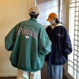 EQ108情侣装工装外套男2024秋装新款棒球服夹克学院风学生P98，男装夹克，电商C306-1