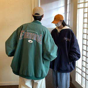 EQ108 情侣装工装外套男2024秋装新款棒球服夹克学院风学生 P98图片