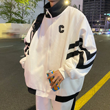 EQ131开衫卫衣男2024新款春装学生套装韩版外套裤子P55上衣P68，男装卫衣，电商C306-1