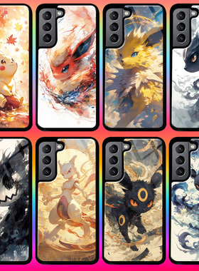 宝可梦超梦鬼手机壳A56三星S25 FE s22适用S21 S23 S24 ultra note 20 A54 A35 A55 S10 A14 A15 A16 A23 A32