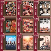 灌篮高手樱木三井平板11适用蚕丝纹9保护壳2025新air5硅胶ipad2024书本式 mini8苹果ipad10代10.2寸air7保护套