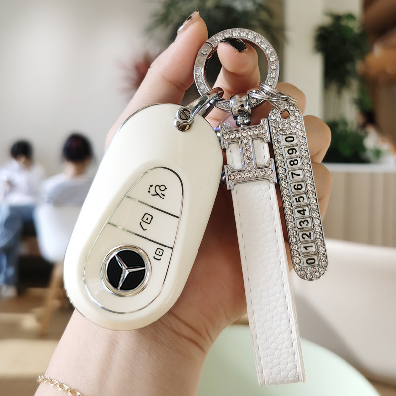 适用于23款奔驰C260L钥匙套22款C200L新款S级S400L男士S500迈