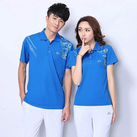 晋冠短袖长裤运动服夏t恤蓝色