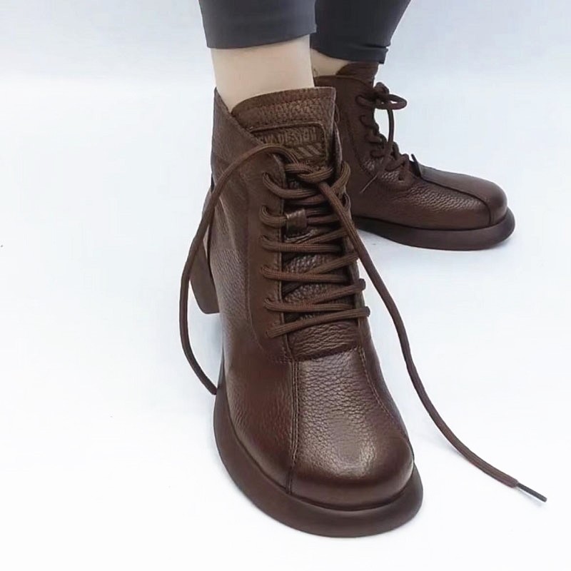 马丁靴牛皮英伦风马丁靴女真牛皮
