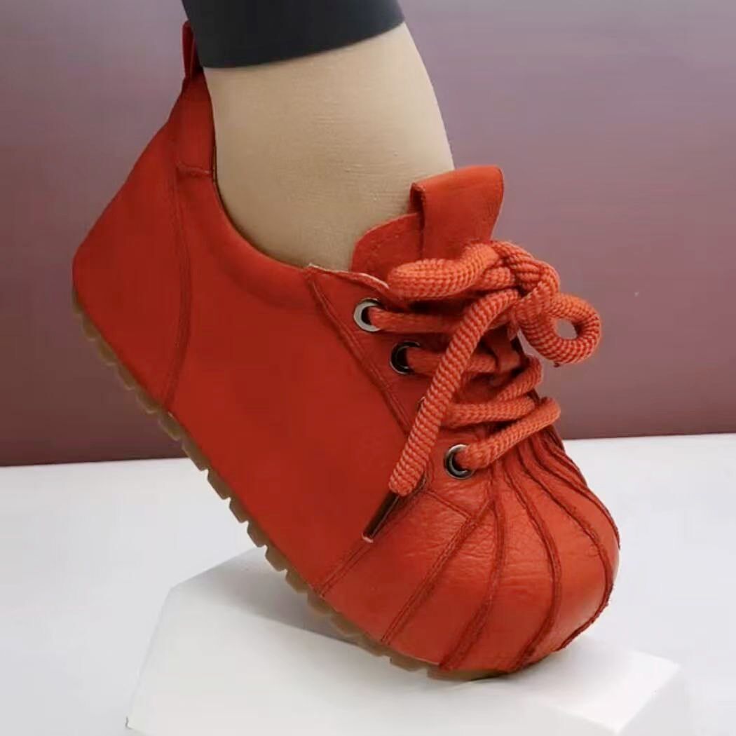 复古真皮女鞋2026春秋新款内增高勃肯鞋休闲百搭厚底头层牛皮单鞋