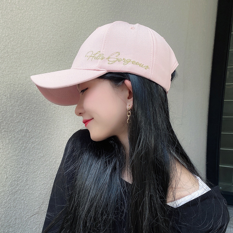 帽子女韩版休闲百搭鸭舌帽硬顶