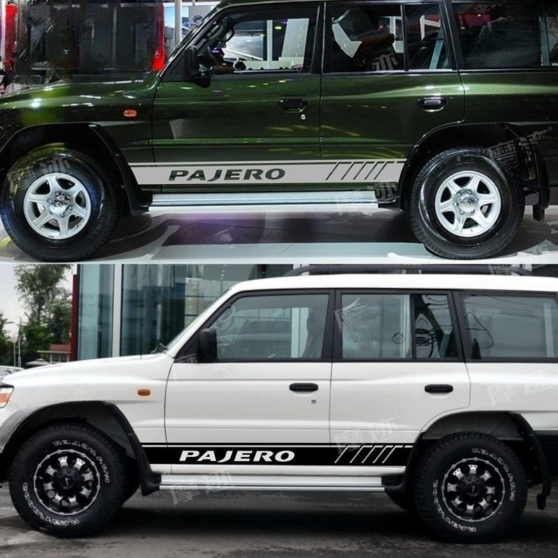 三菱猎豹黑金刚车贴创意个性猎豹黑金刚Q6车身侧裙拉花改装汽车贴