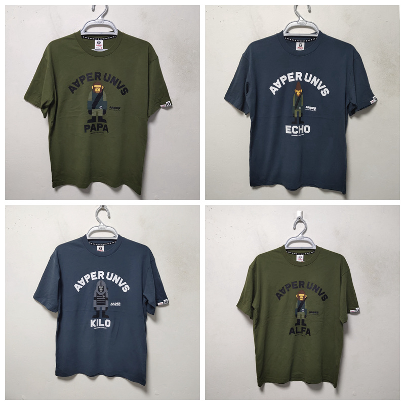 情侣印花圆领短袖t恤潮牌现货