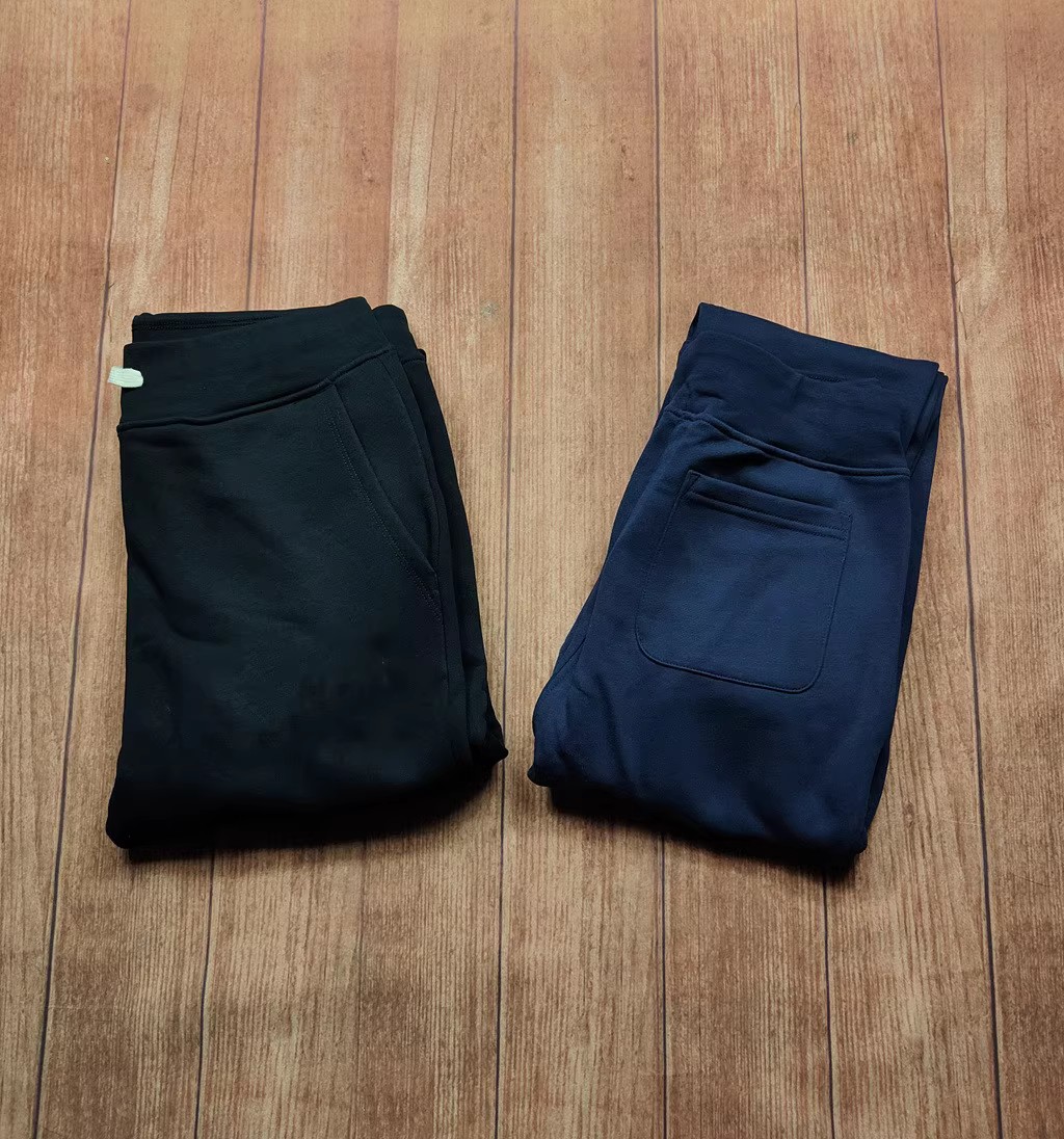 休闲裤修身休闲抓绒卫裤