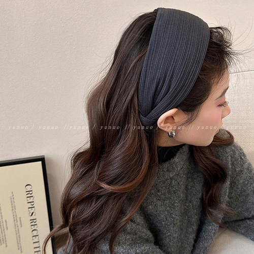 加厚版~高级感宽边发卡发箍头箍